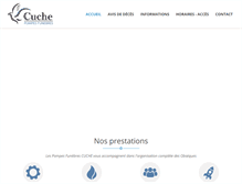 Tablet Screenshot of pompes-funebres-cuche.com